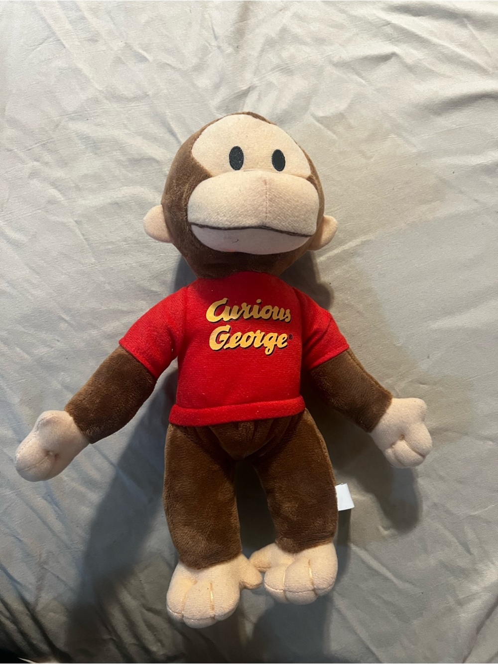 Curious George stuffy small about 9”